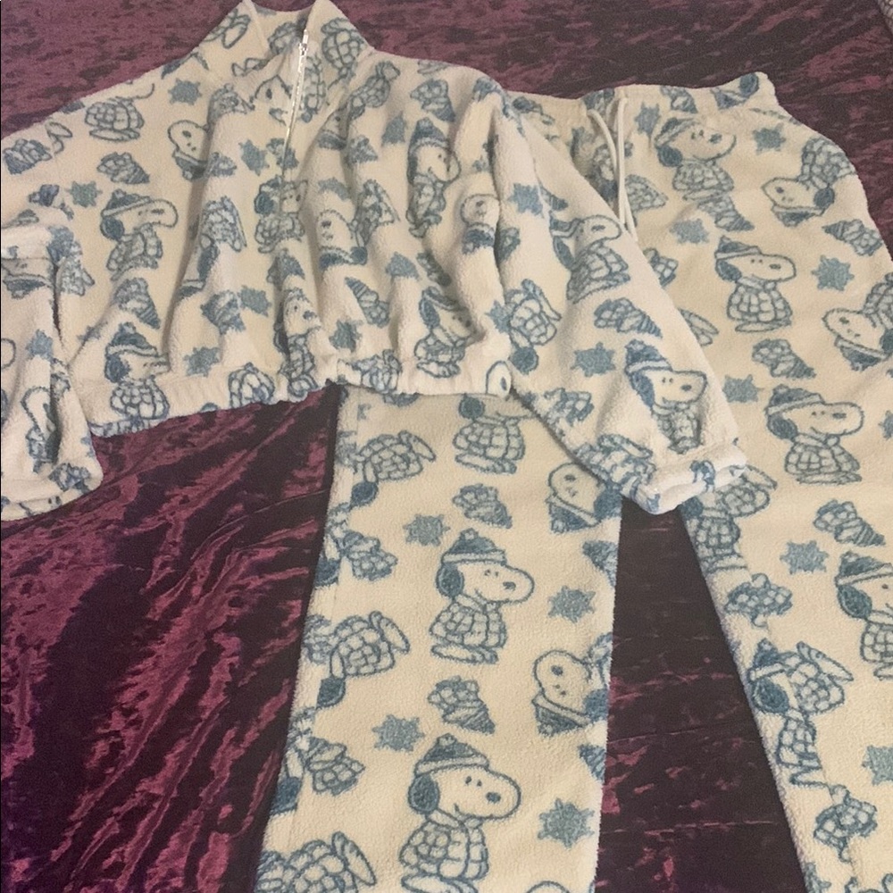 Cozy Blue and White Kids Pajamas